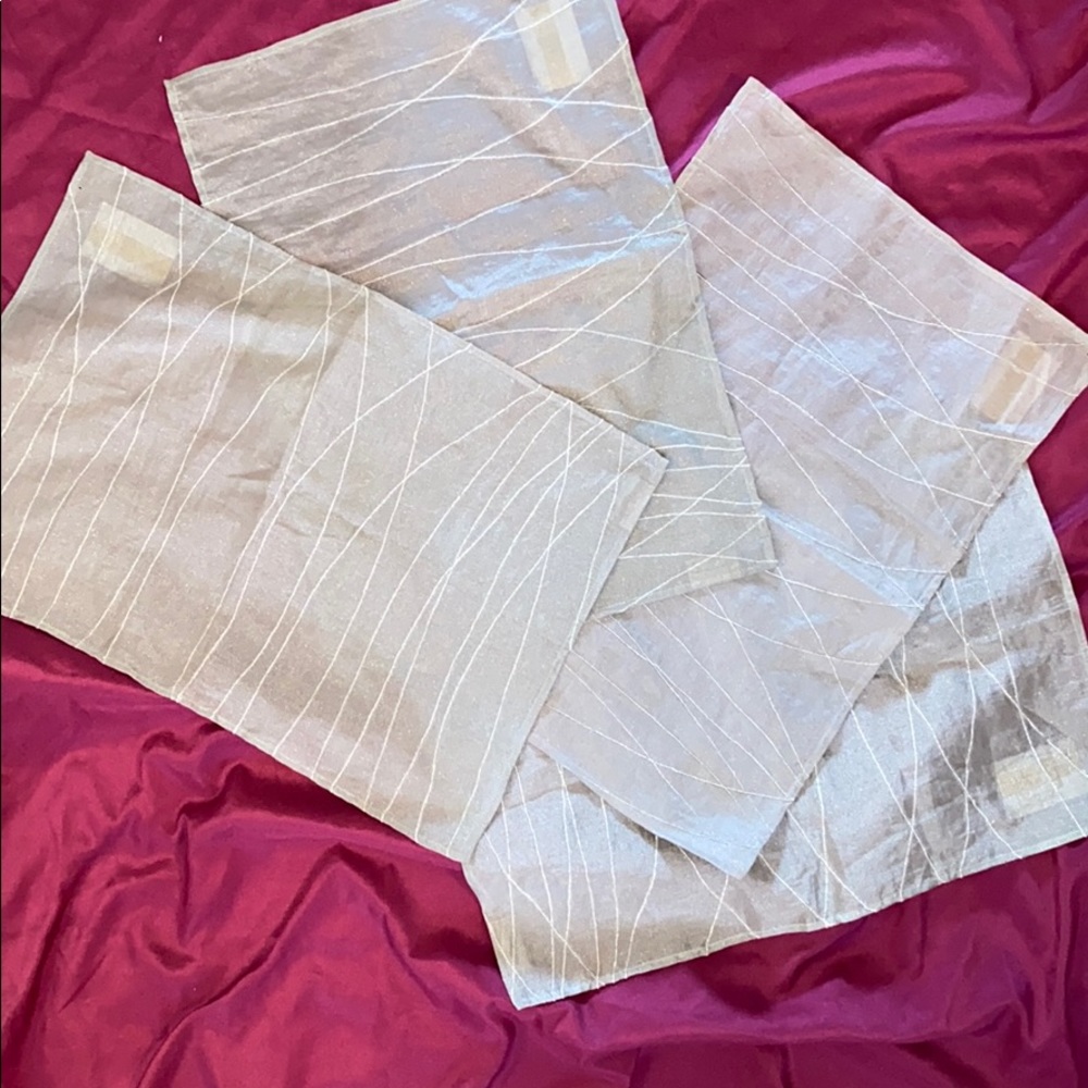 Four Calvin Klein Placemats